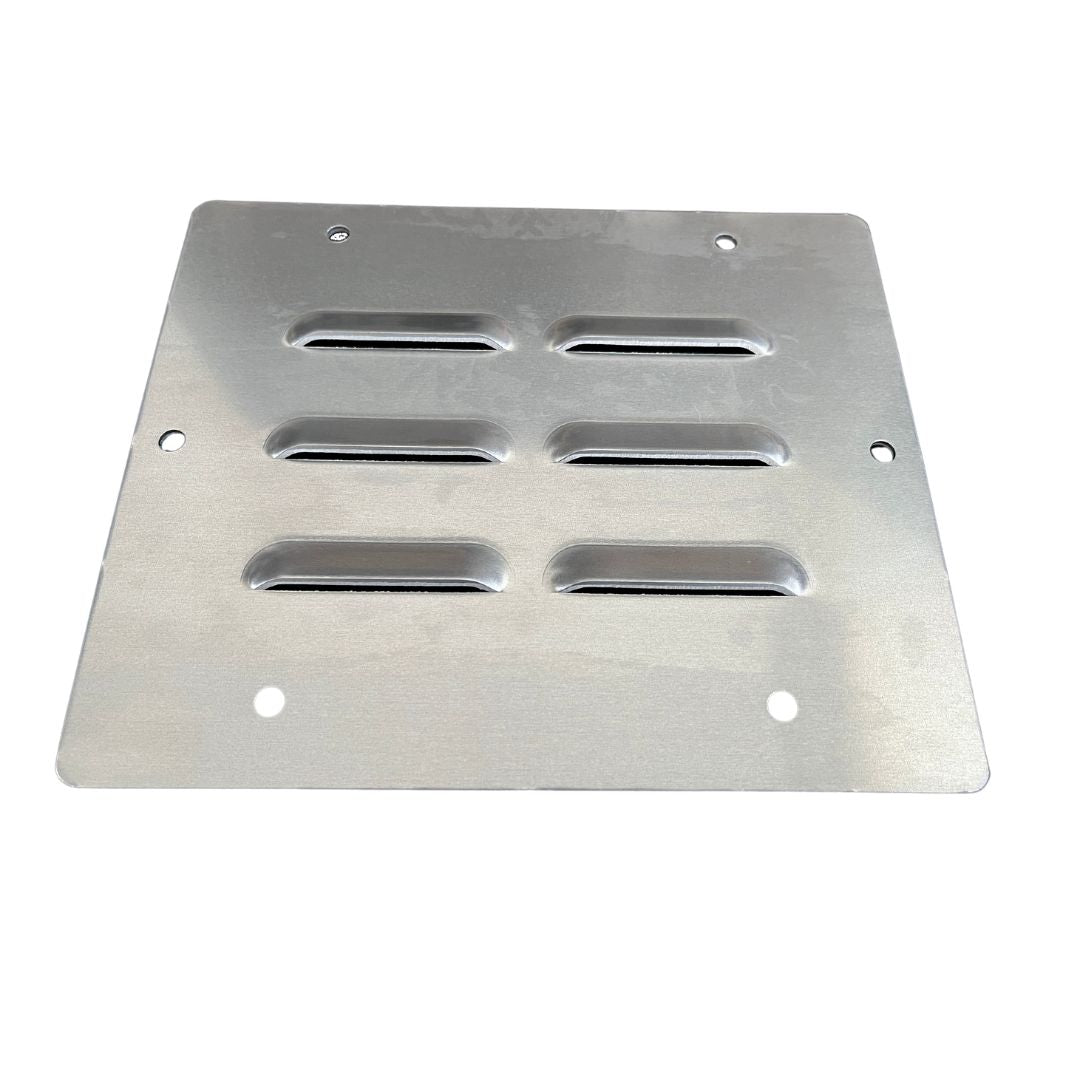 Louvered Vent Plate - Aluminium