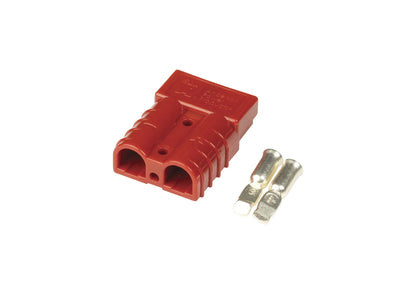 OEX 50A Genuine Anderson Connector, Red with Terminals and Mounting Bolts