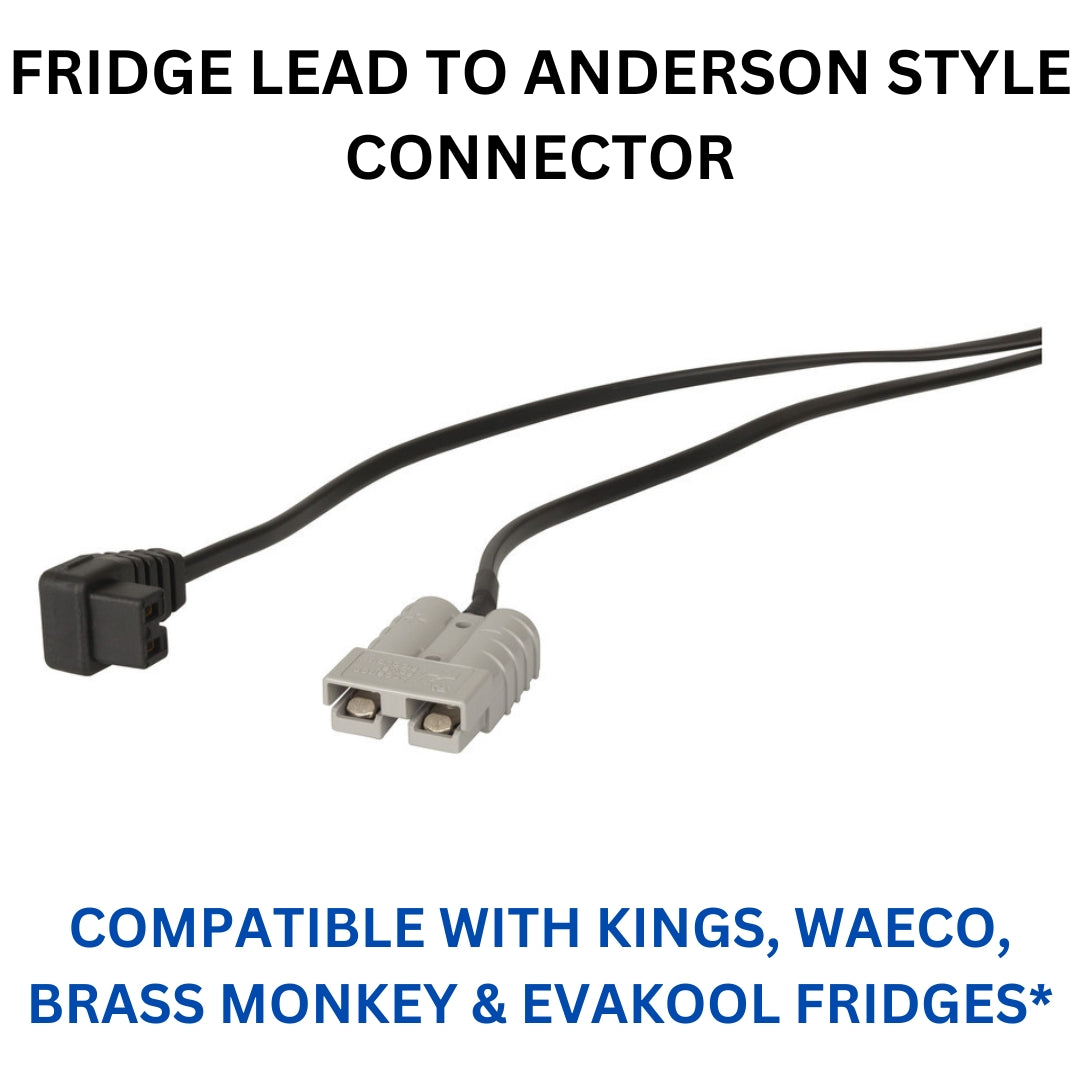 Waeco / Kings Fridge Cord to Anderson Plug Adapter Lead