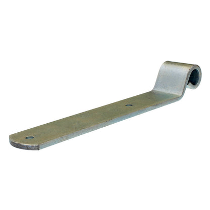 240mm Strap Hinge - 2 Hole Zinc Plated with Gudgeon and Bush