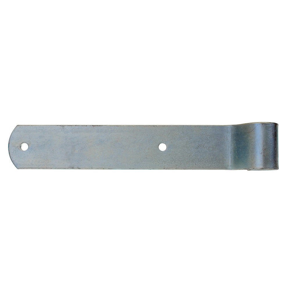 240mm Strap Hinge - 2 Hole Zinc Plated with Gudgeon and Bush