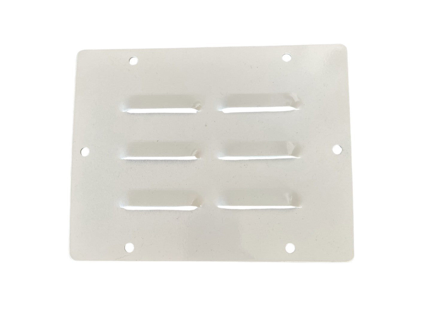 ** CLEARANCE ** V1 Front Mount Louvered Vent Plate - White